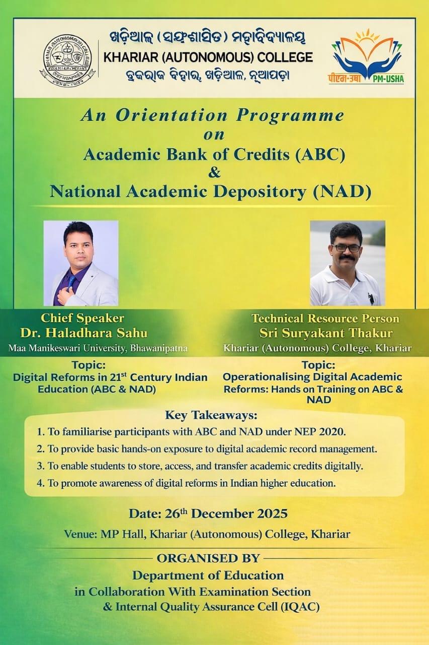 ORIENTATION ON ABC ID & NAD